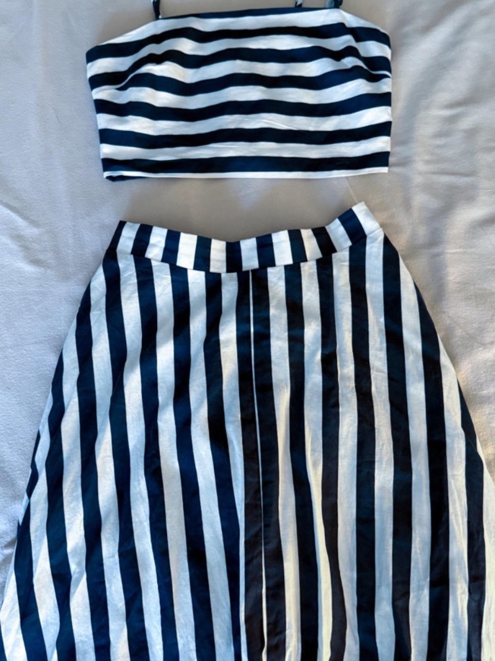 Navy Striped Set
